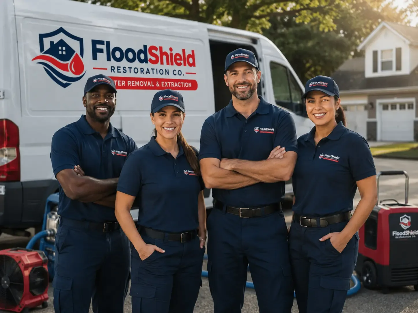 Flood Damage Restoration company in University Center, MI